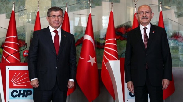 Kılıçdaroğlu ve Davutoğlu'ndan Ortak Basın Açıklaması