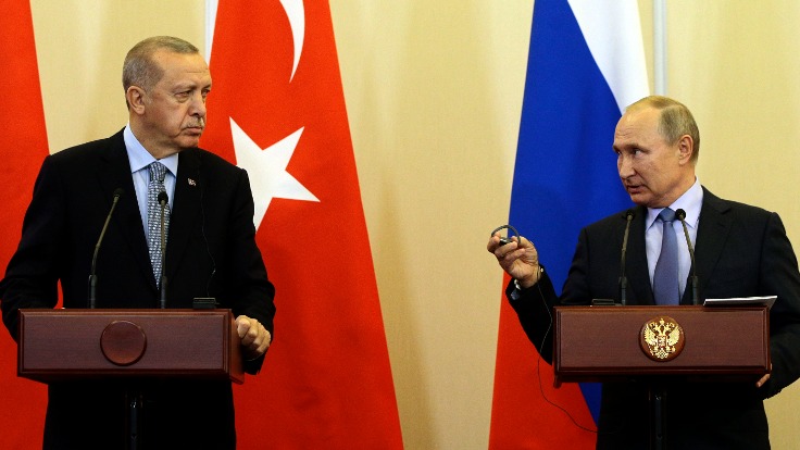 Erdoğan ve Putin'den Libya Açıklaması
