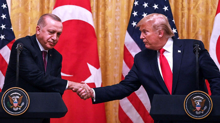 Erdoğan Trump'la görüştü