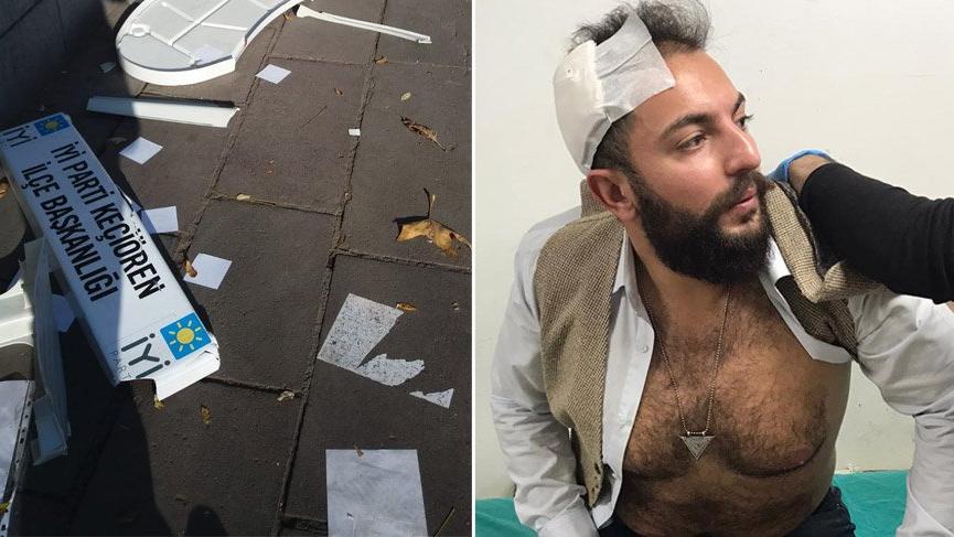 İYİ Parti Standına Saldırı