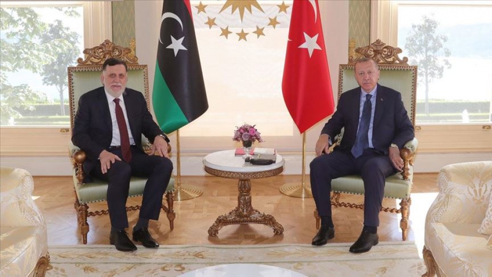 Erdoğan Libya Başbakanı Serrac'ı Kabul Etti
