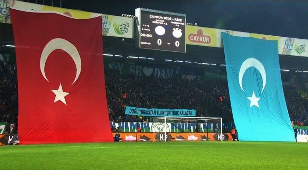 Taraftar Doğu Türkistan'a Sessiz Kalmadı