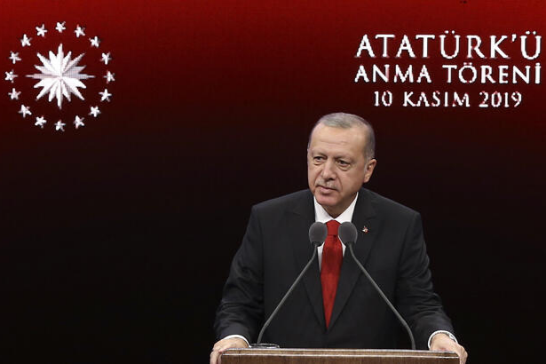 Erdoğan'dan Atatürk'ü anma konuşmasında Atatürk'e eleştiri