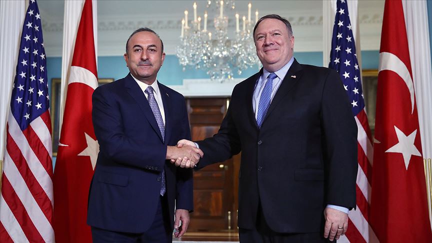 Mevlüt Çavuşoğlu ABD Dışişleri Bakanı Pompeo ile Görüştü