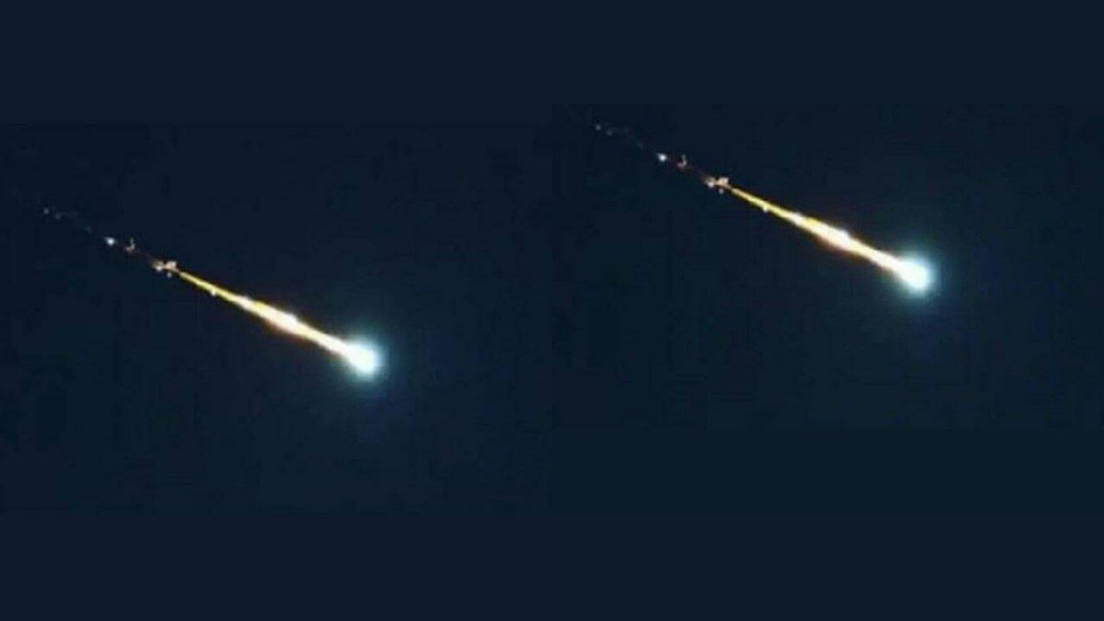 İstanbul ve İzmir'e Meteor Düşme Görüntüleri