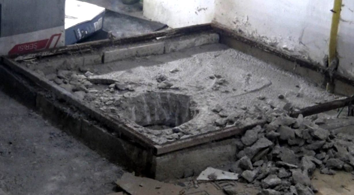 Kayınvalidesini Boğdu Üzerine Beton Döktü