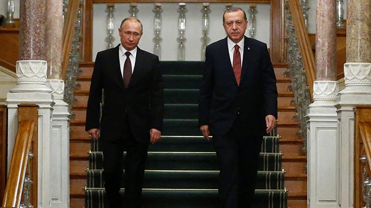 Erdoğan Putin'le Telefonda Görüştü